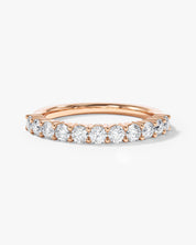 Faceted Half Eternity Band (0.75 CT TW)