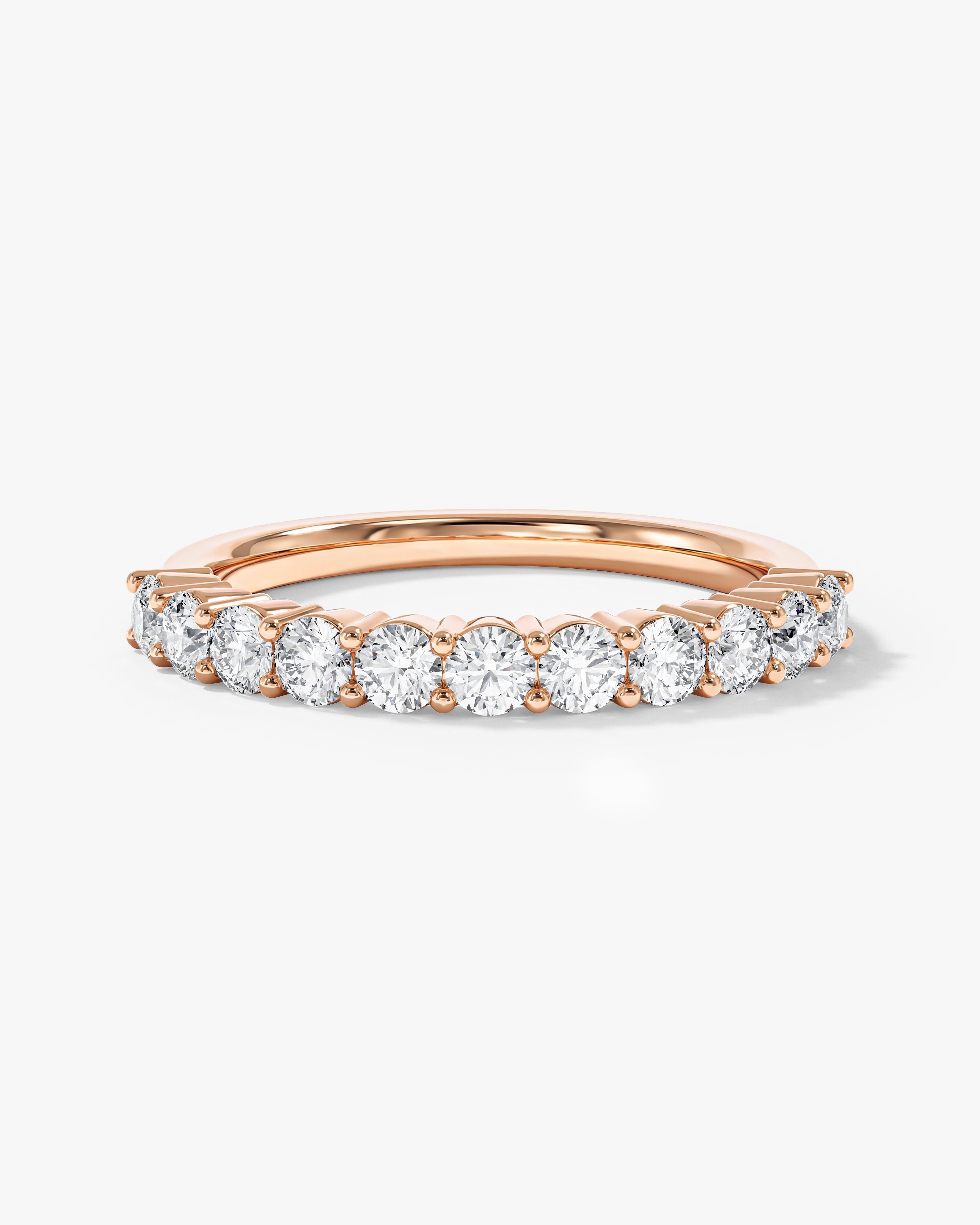 Faceted Half Eternity Band (0.75 CT TW)