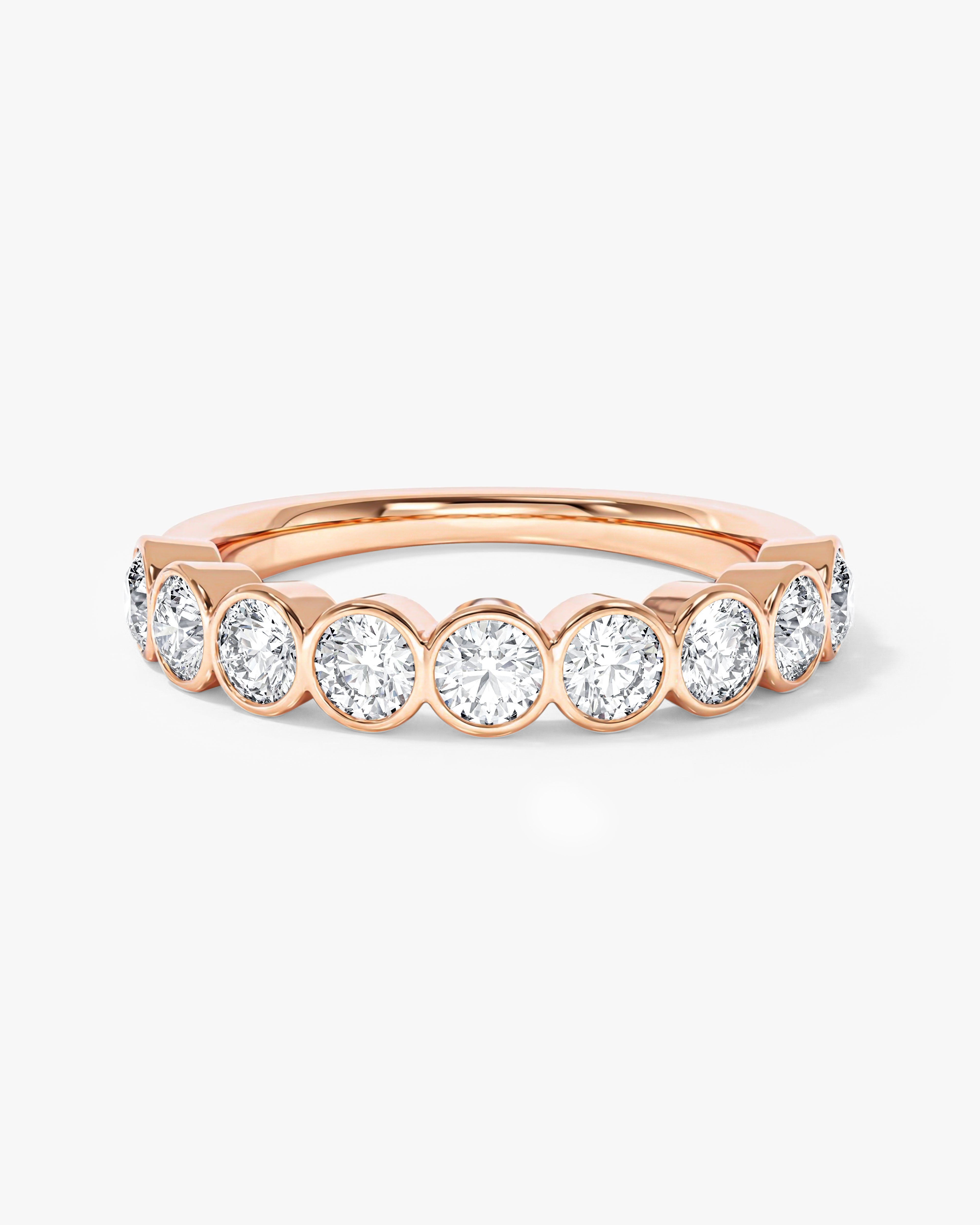 Bezel Half Eternity Band (1.00 CT TW)