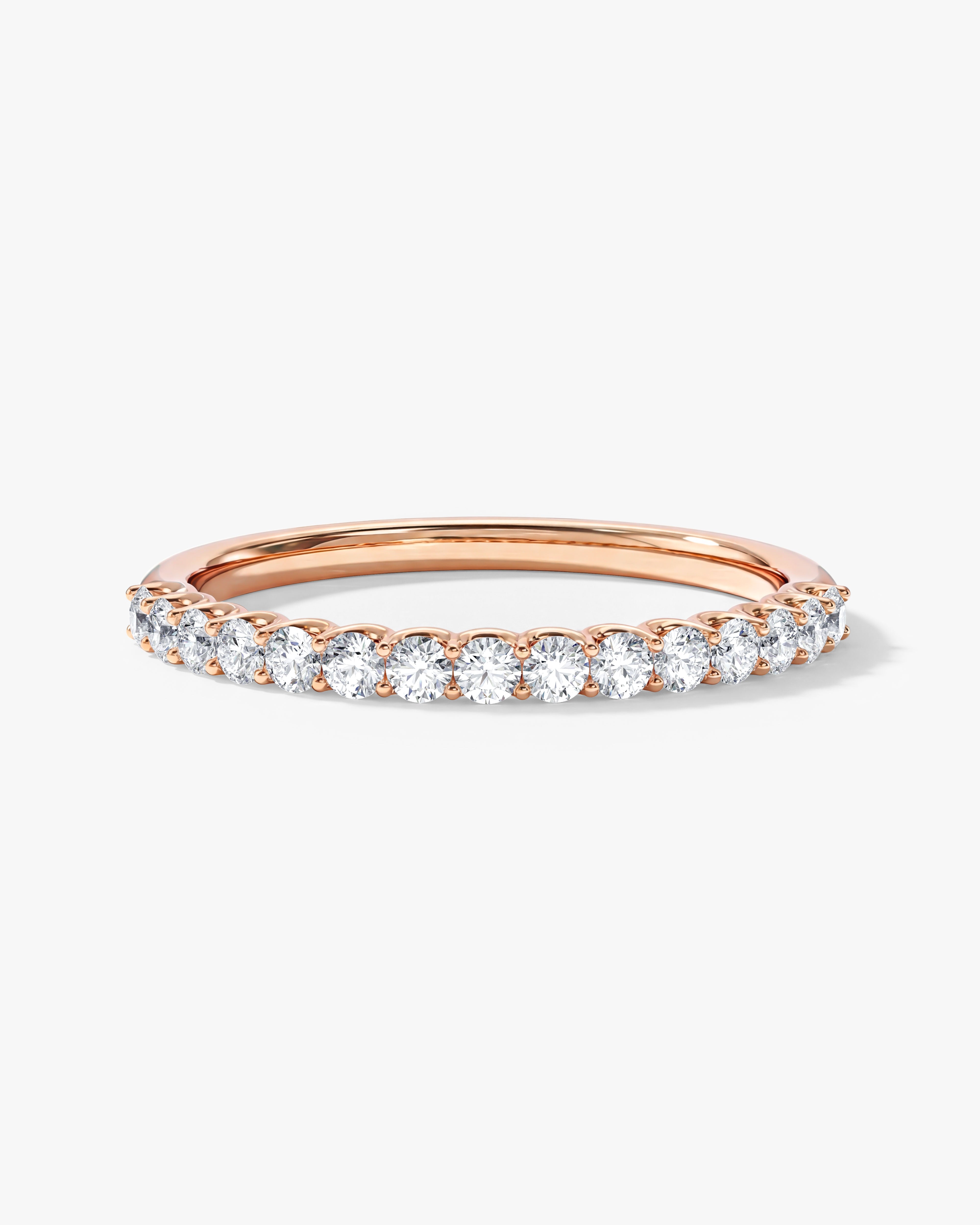 U-Prong Half Eternity Band (0.35 CT TW)