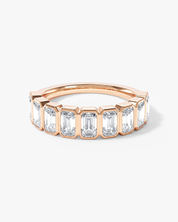 Bezel Emerald Half Eternity Band (2.50 CT TW)