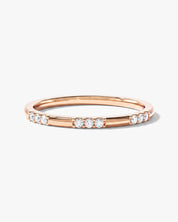Dainty Nine-Stone Wedding Band