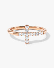 Cross Wedding Band