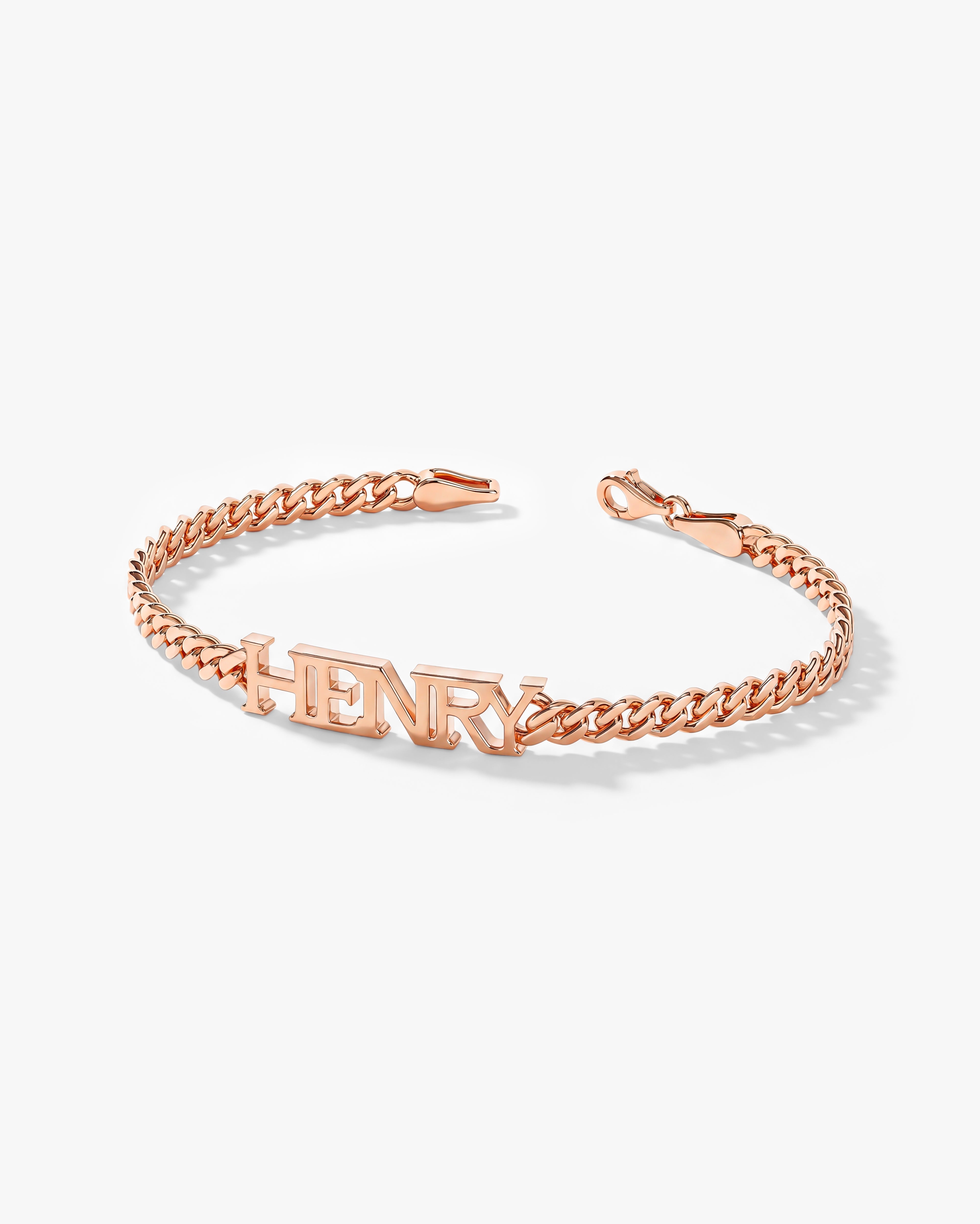 Men's Cuban Chain Name Bracelet