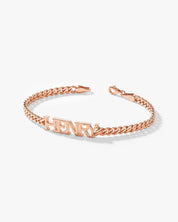 Men's Cuban Chain Name Bracelet