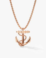 Roped Anchor Necklace
