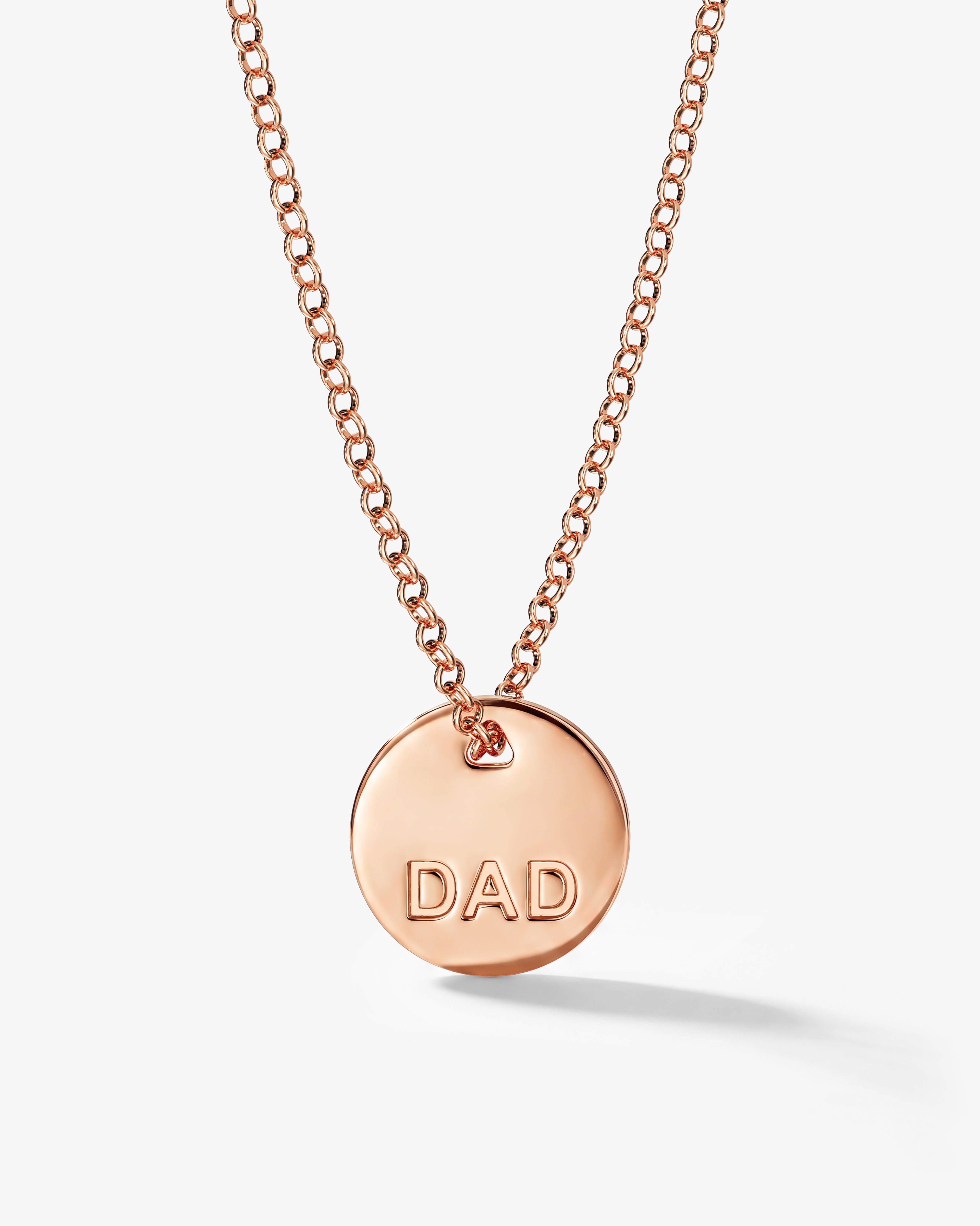Dad Medallion Necklace