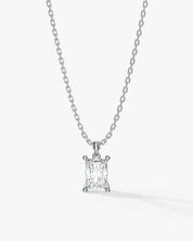 Radiant Cut Solitaire Pendant (1.00 CT)