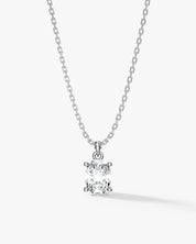 Oval Cut Solitaire Pendant (1.50 CT)