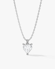 Heart Cut Solitaire Pendant (1.50 CT)