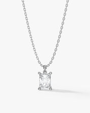 Radiant Cut Solitaire Pendant (1.50 CT)