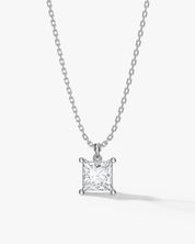 Princess Cut Solitaire Pendant (1.50 CT)