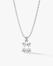 Oval Cut Solitaire Pendant (2.00 CT)