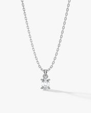 Oval Cut Solitaire Pendant (0.50 CT)