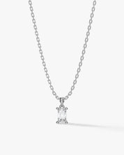 Radiant Cut Solitaire Pendant (0.50 CT)