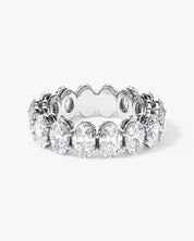 Shared Prong Oval Eternity Band (8.00 CT TW)