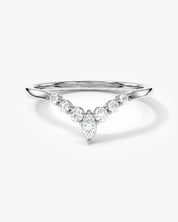 Vintage Marquise Tipped Wedding Band