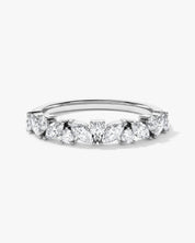 Marquise Bloom Wedding Band (0.80 CT TW)