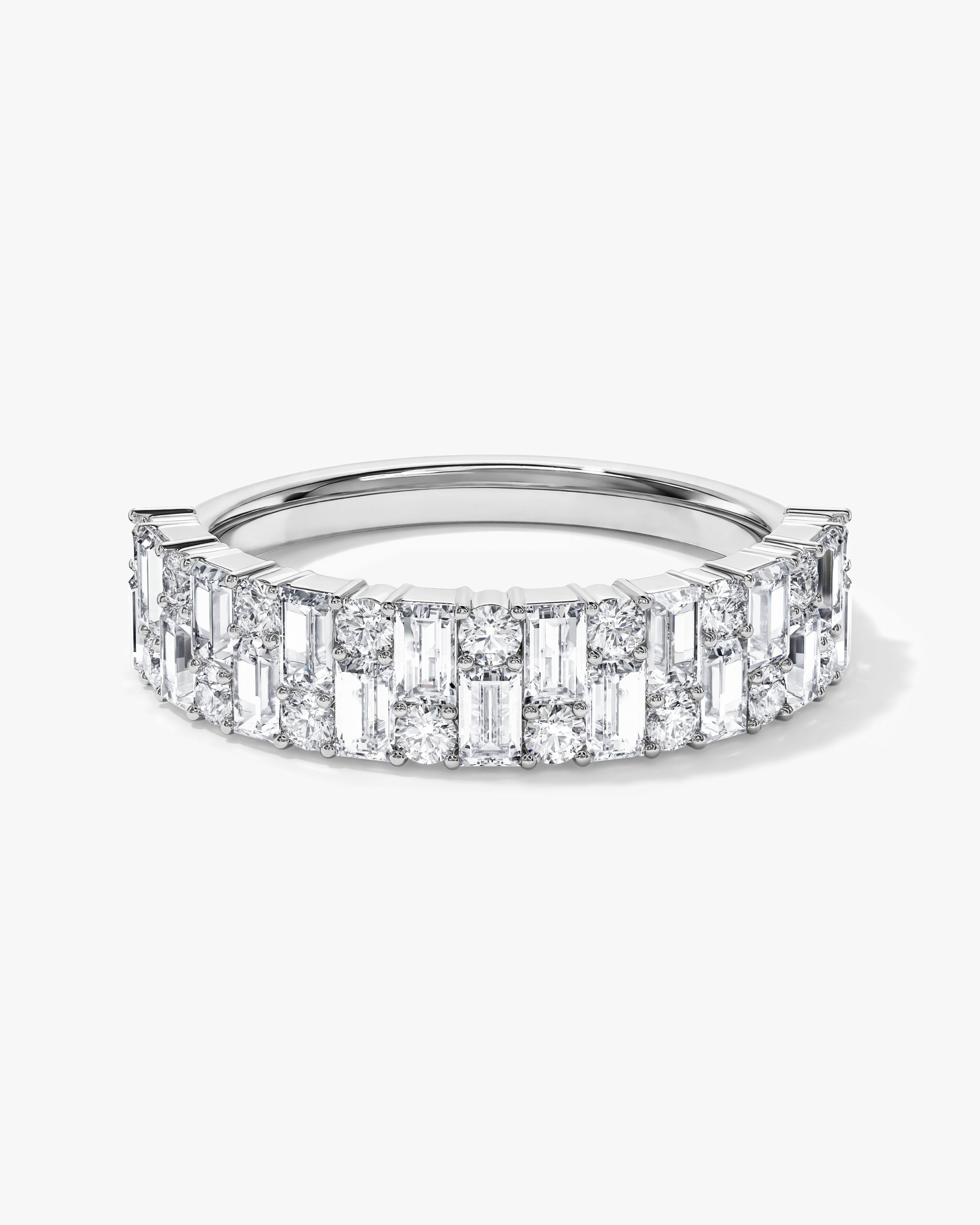 Double Row Wedding Band (1.10 CT TW)