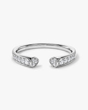 Milgrain Open Wedding Band (0.20 CT TW)