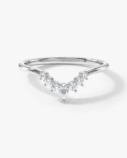 Crown Nesting Wedding Band (0.20 CT TW)