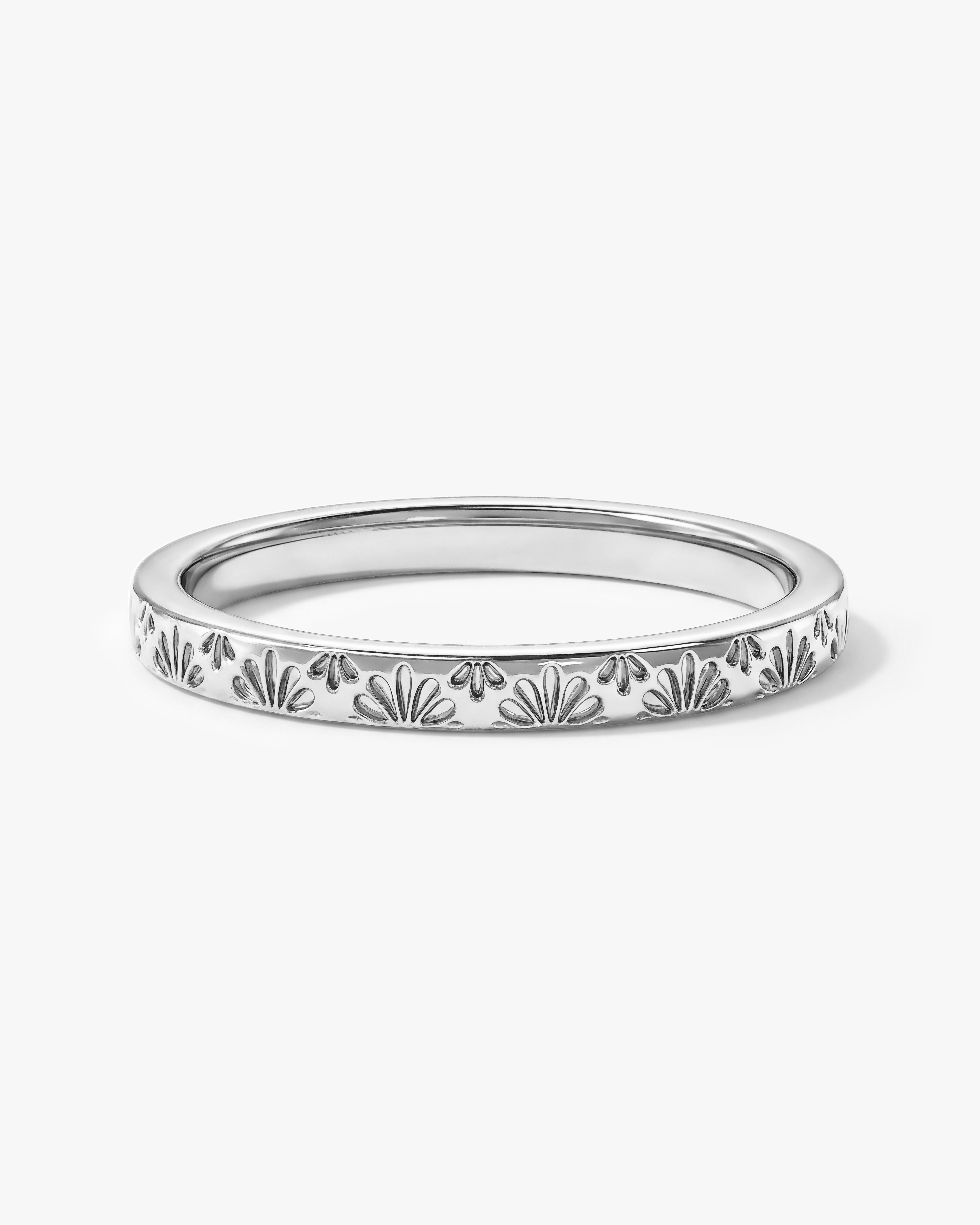 Flora Wedding Band