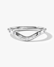 Flush Curved Wedding Band (0.10 CT TW)