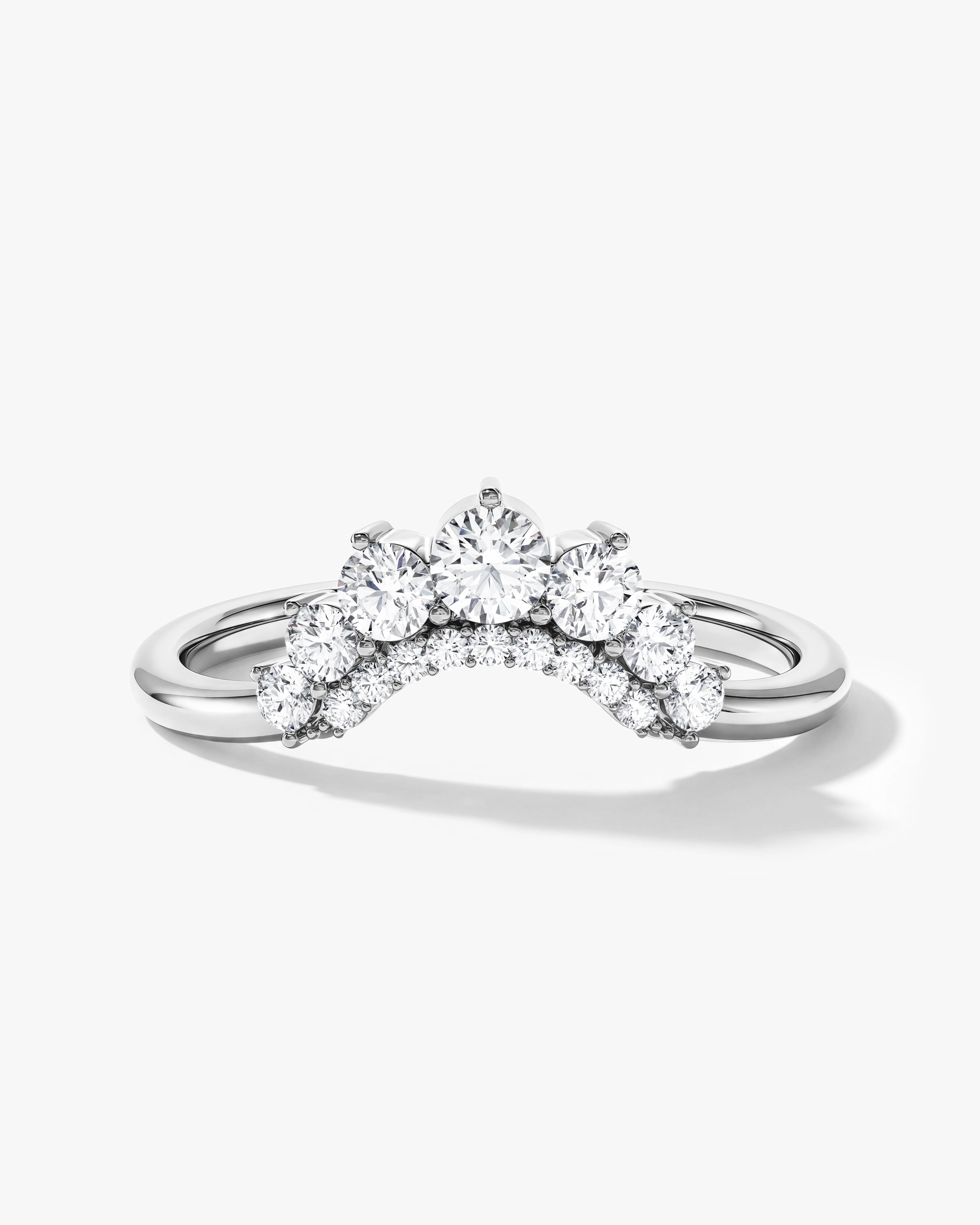 Pave Accent Wedding Band (0.35 CT TW)