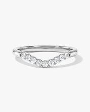 U-Curved Wedding Band