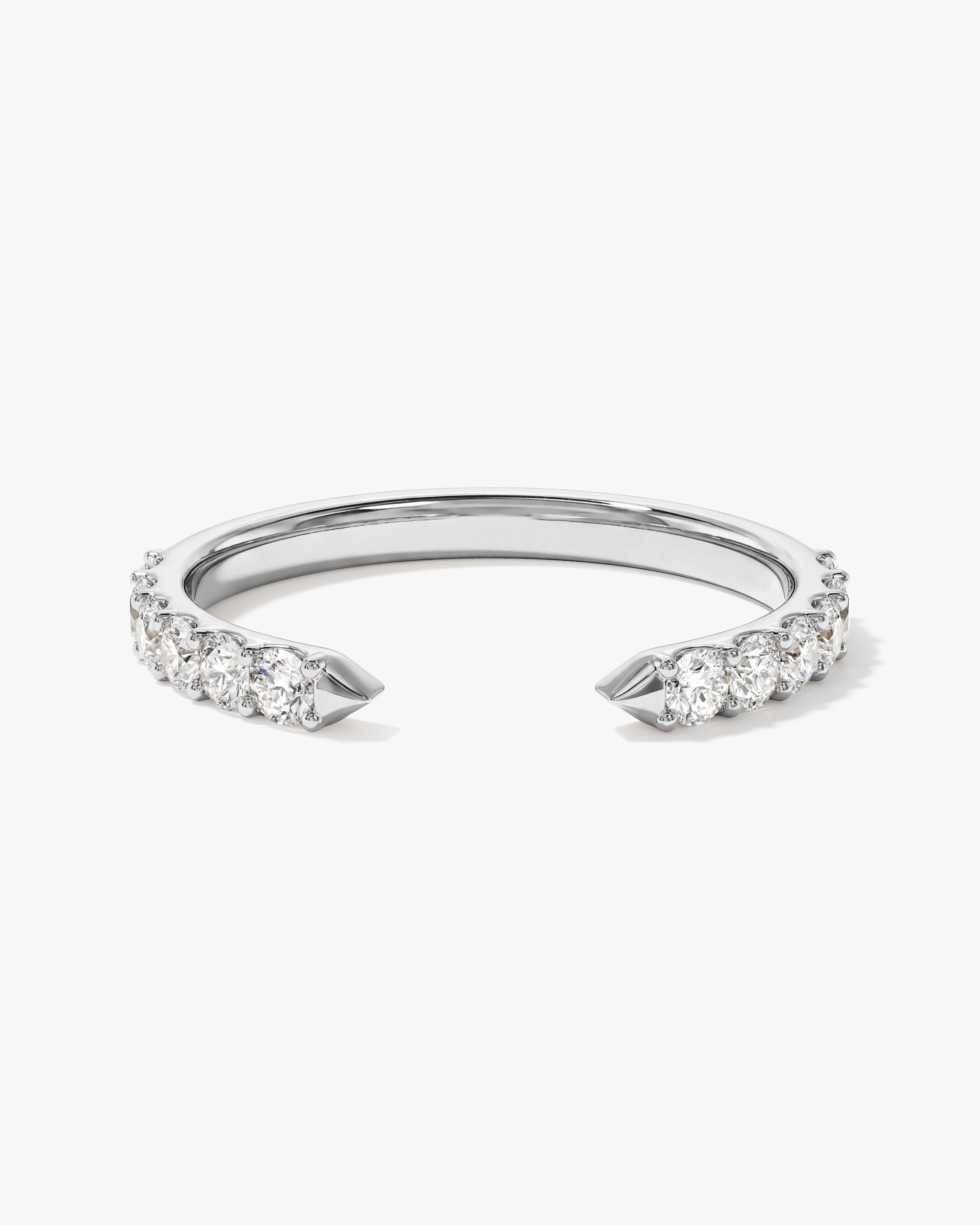 Embedded Cuff Wedding Band (0.35 CT TW)