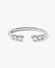 Bezel Cuff Wedding Band (0.10 CT TW)