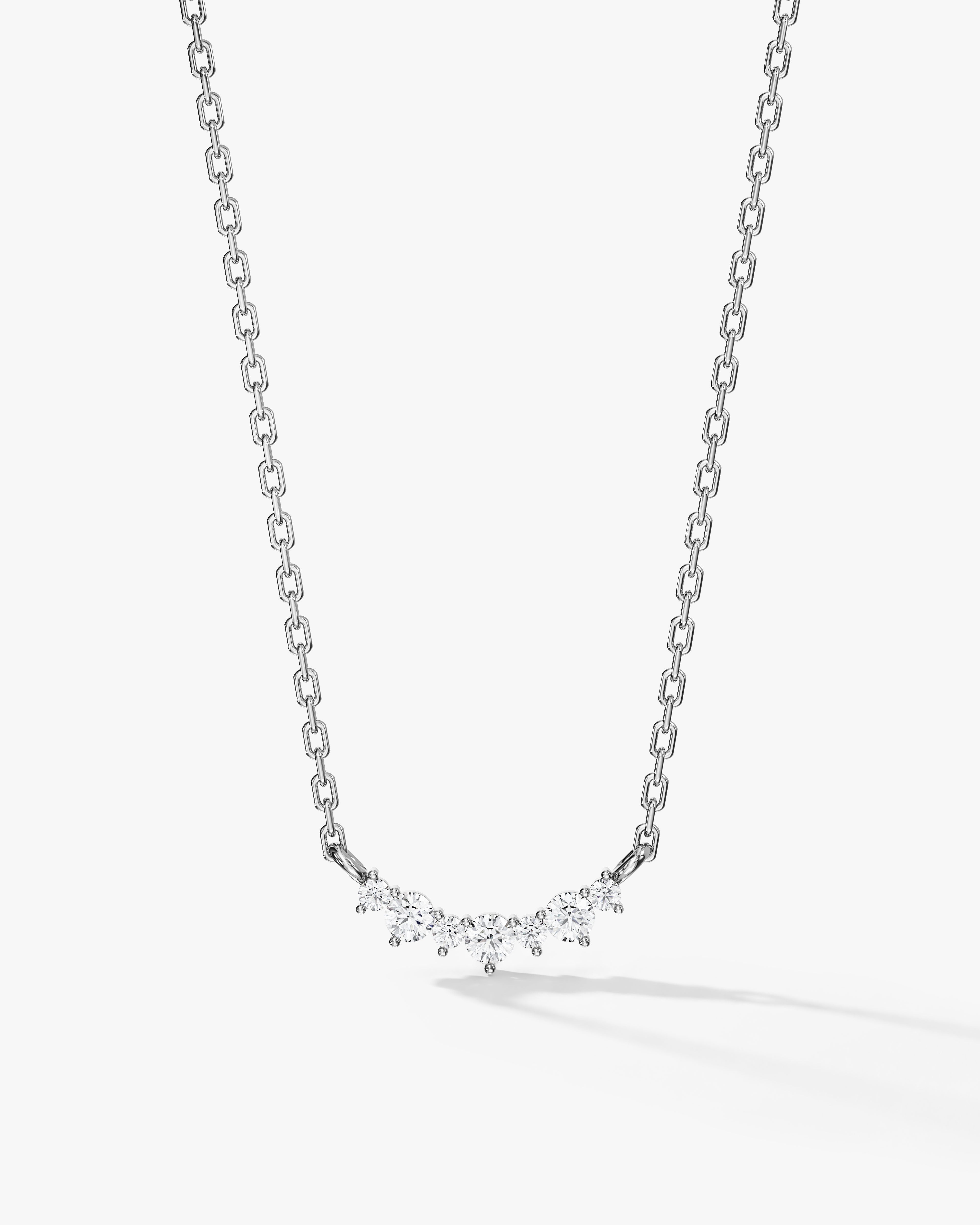 Scatter Cluster Necklace (0.13 CT)