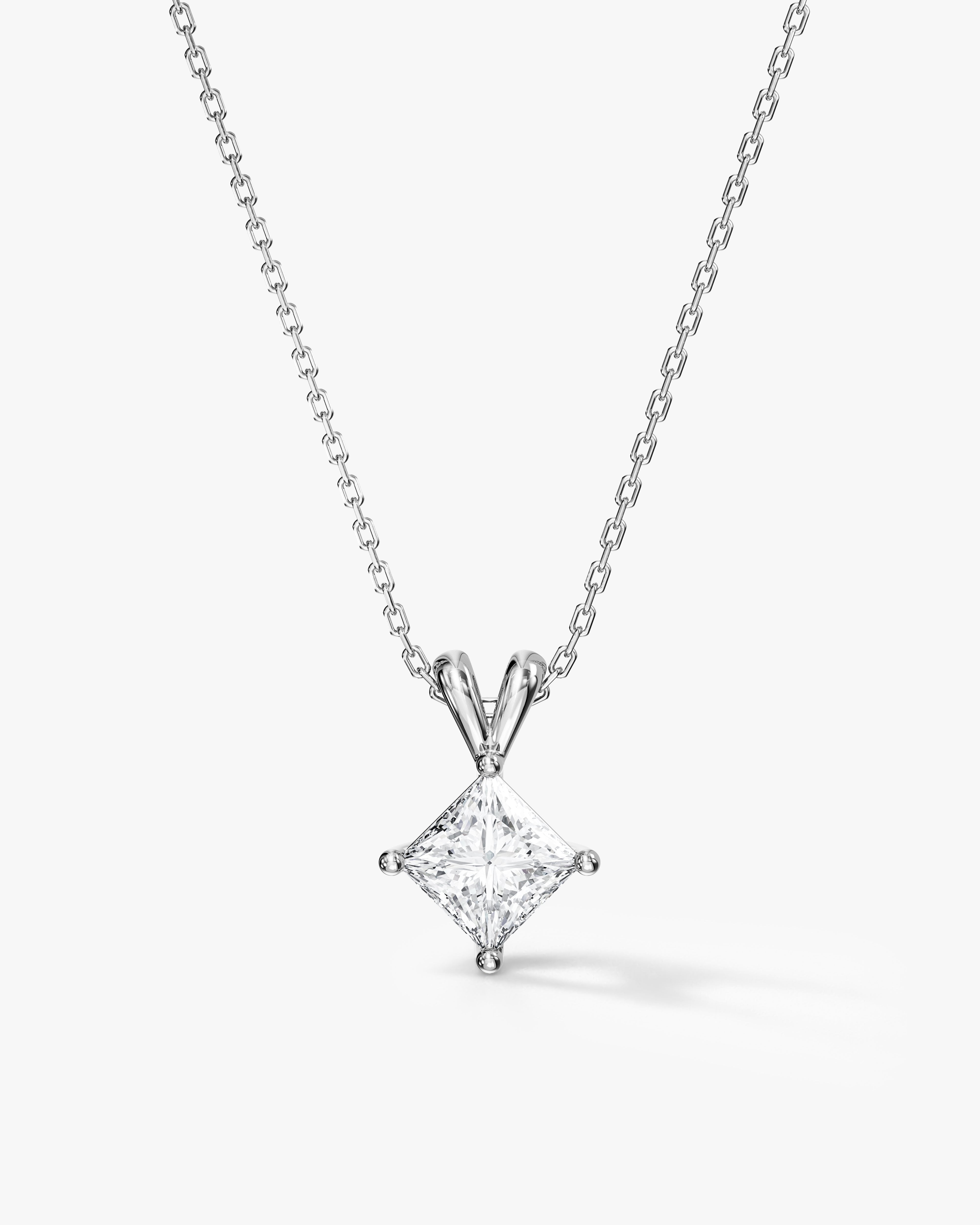 Double Bail Solitaire Pendant (1.00 CT)