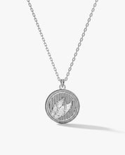 Winged Coin Necklace