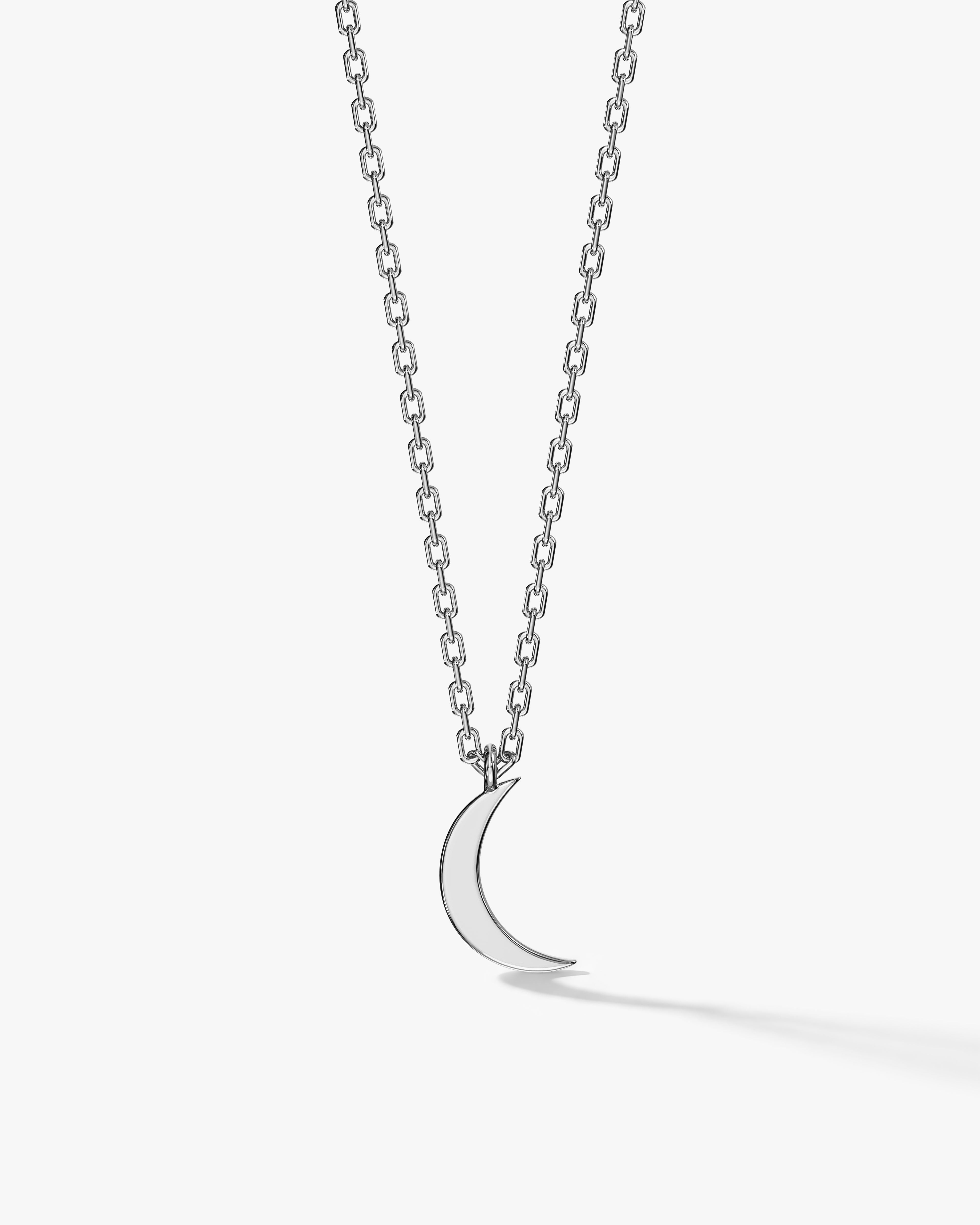 Tiny Crescent Necklace