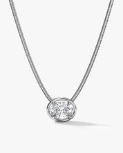 Serpent Chain Solitaire Necklace