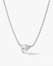 Tilted Teardrop Necklace