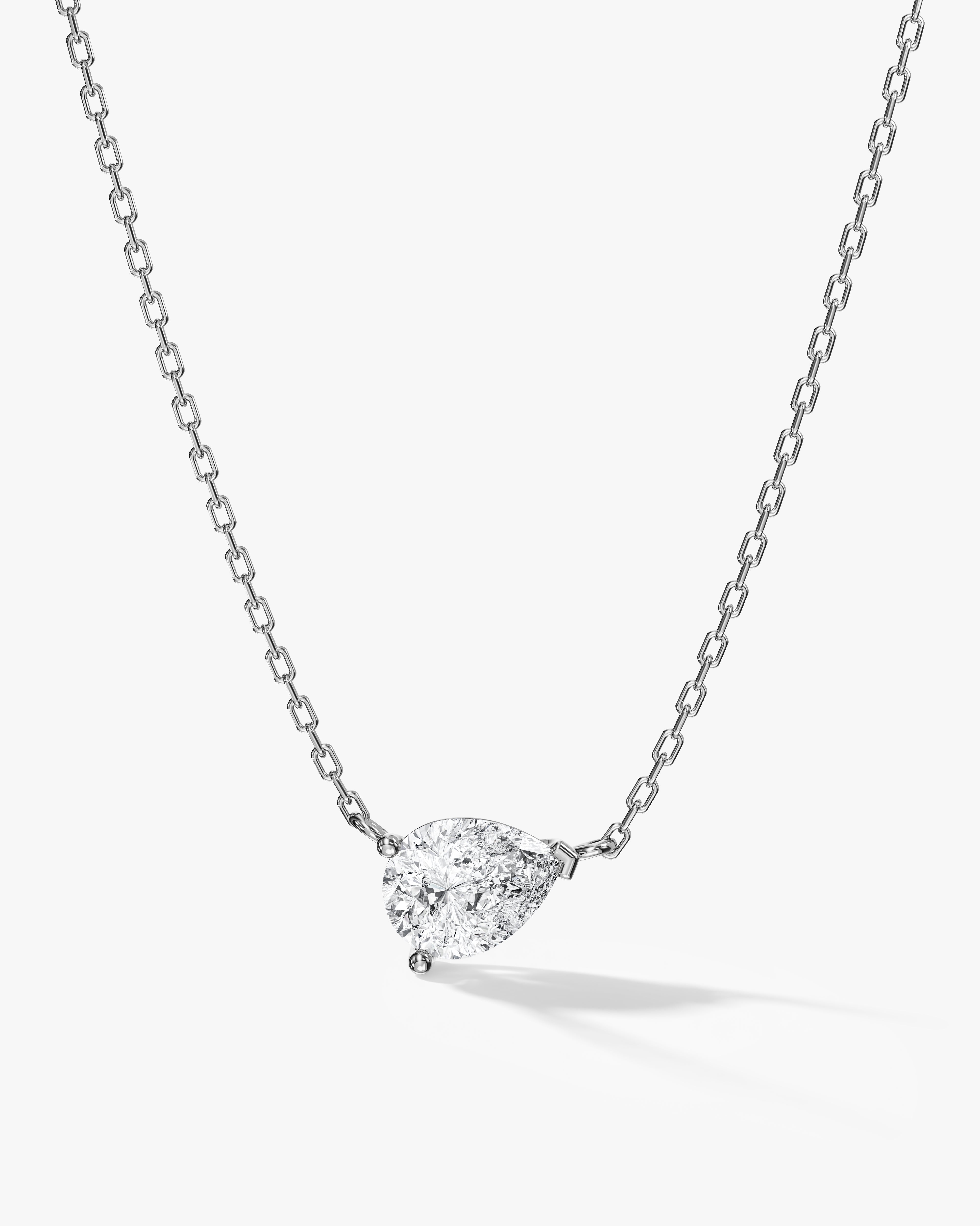 Tilted Teardrop Necklace