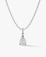 Teardrop Pave Necklace