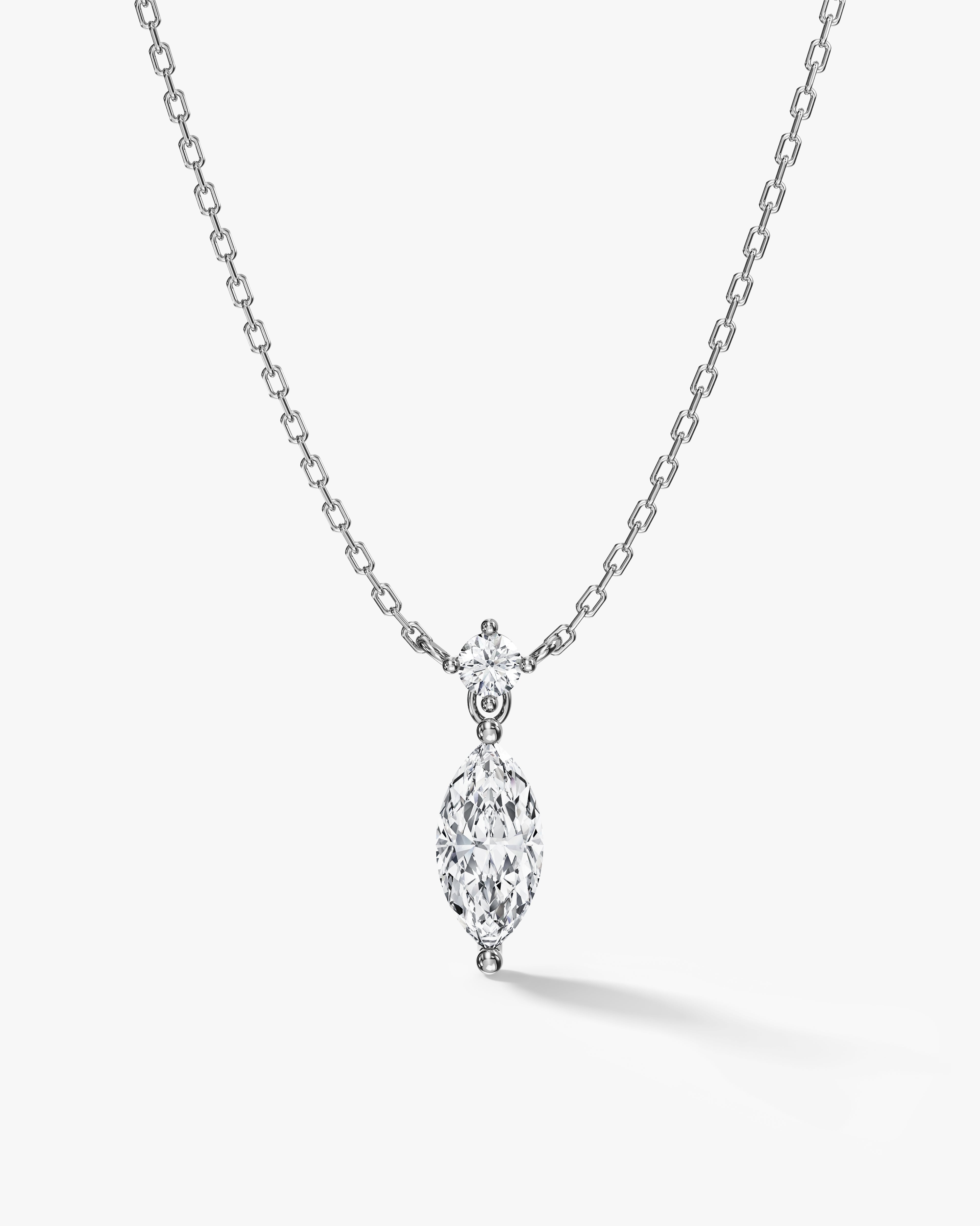 Marquise Droplet Necklace