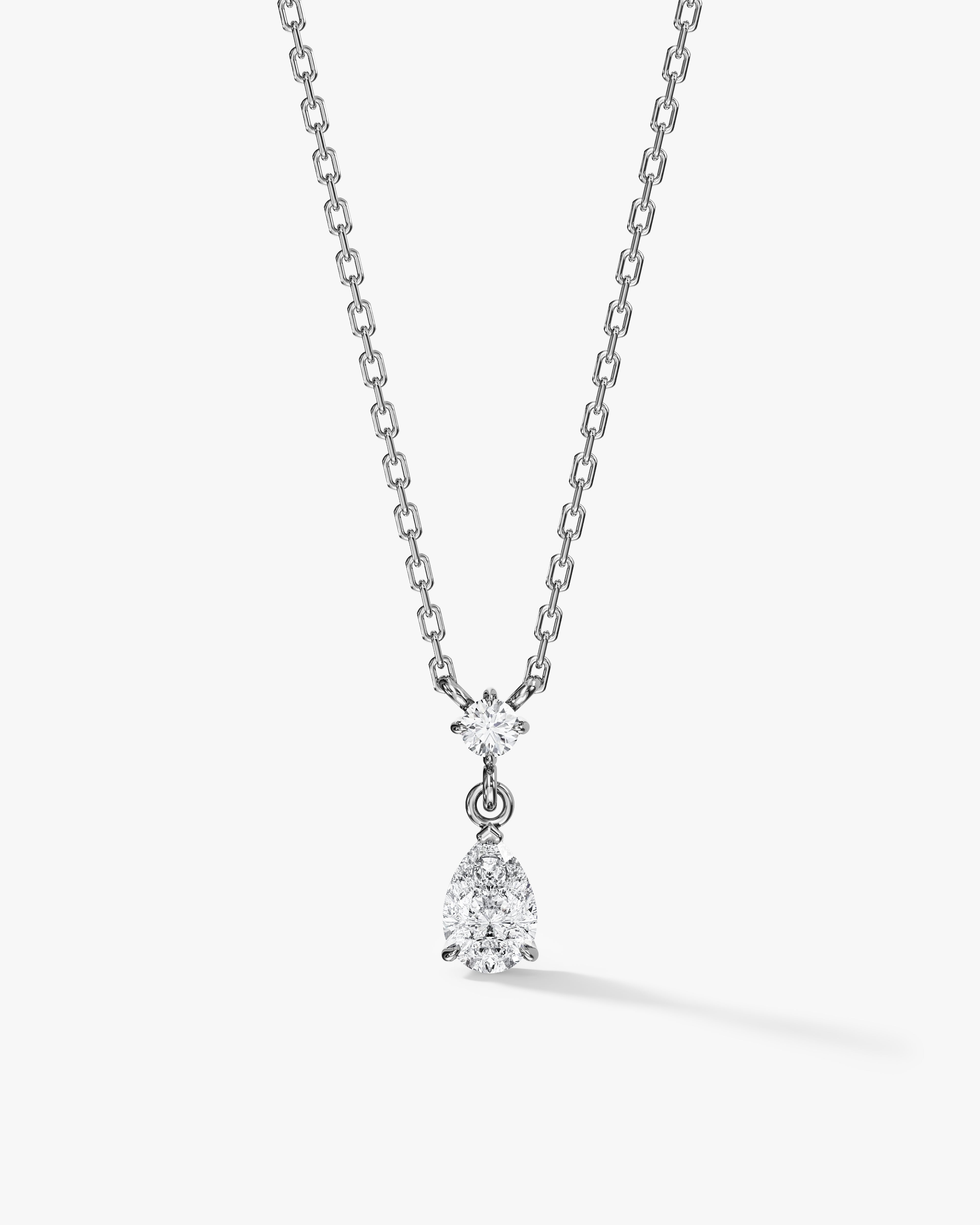 Falling Teardrop Necklace
