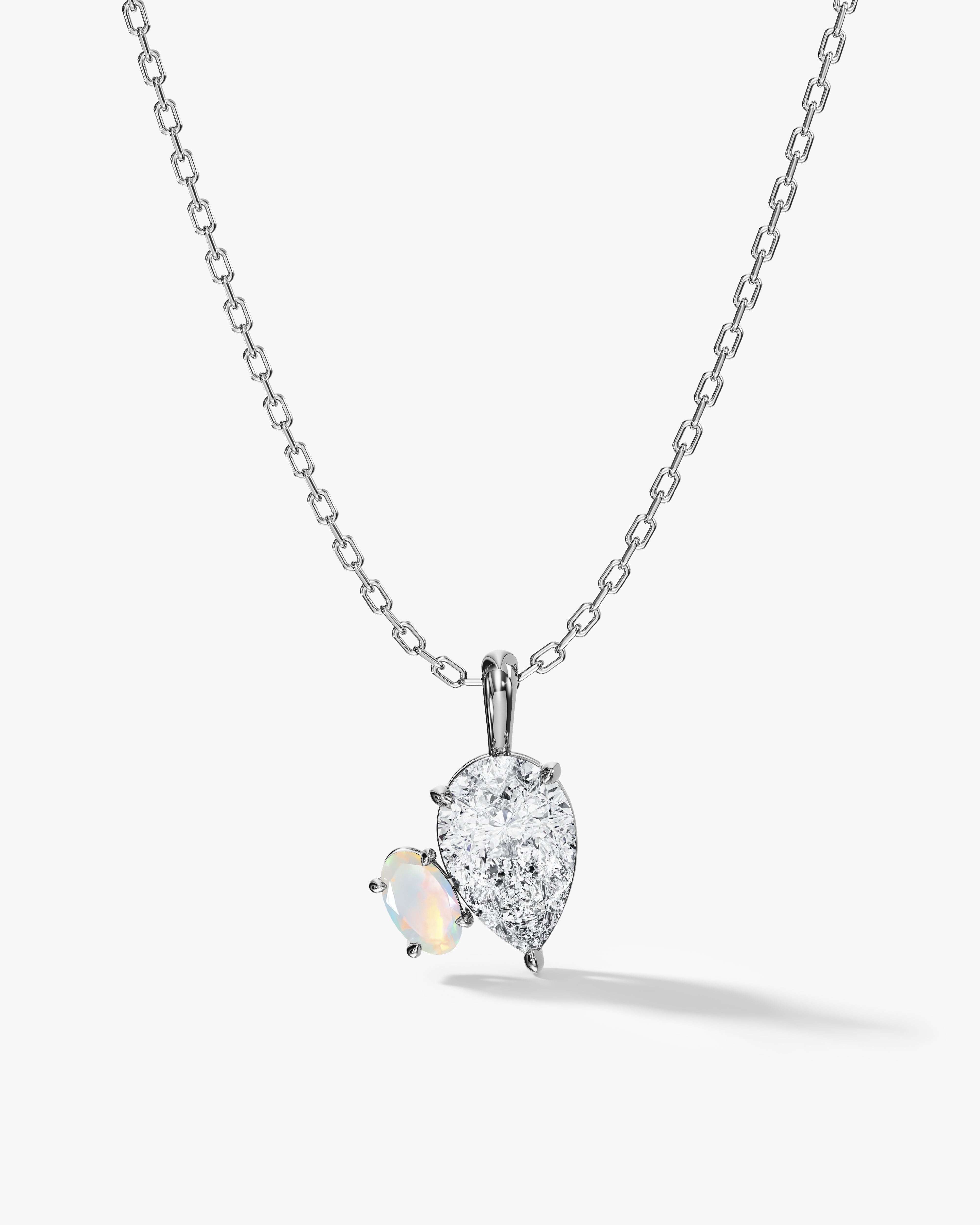 Opal Duo Necklace