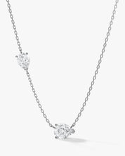 Double Teardrop Trail Necklace