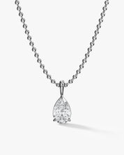 Teardrop Ball Chain Necklace
