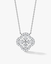 Lucky Halo Clover Necklace