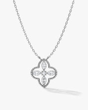 Milgrain Clover Necklace