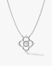 Open Petal Clover Necklace