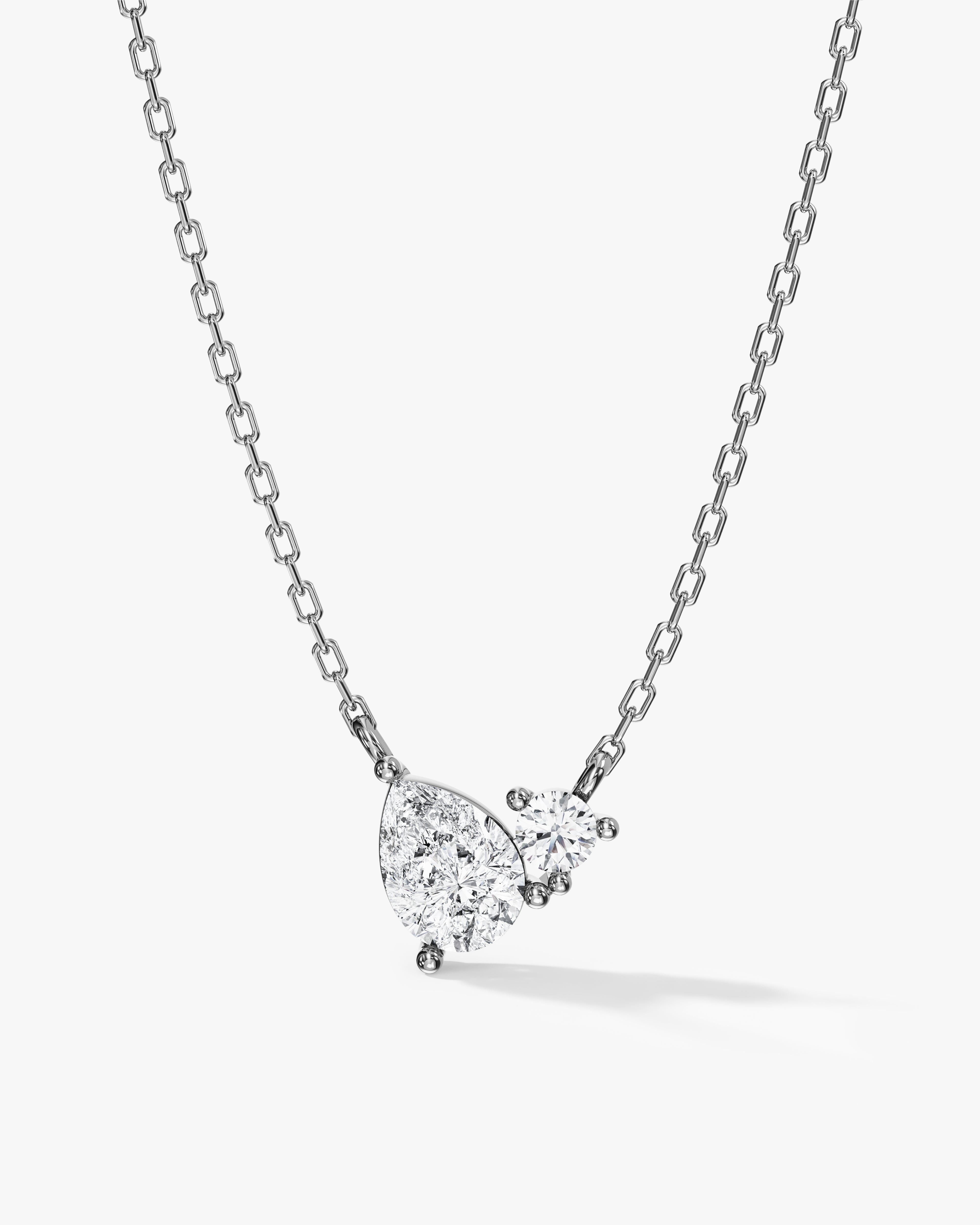Teardrop Cluster Necklace