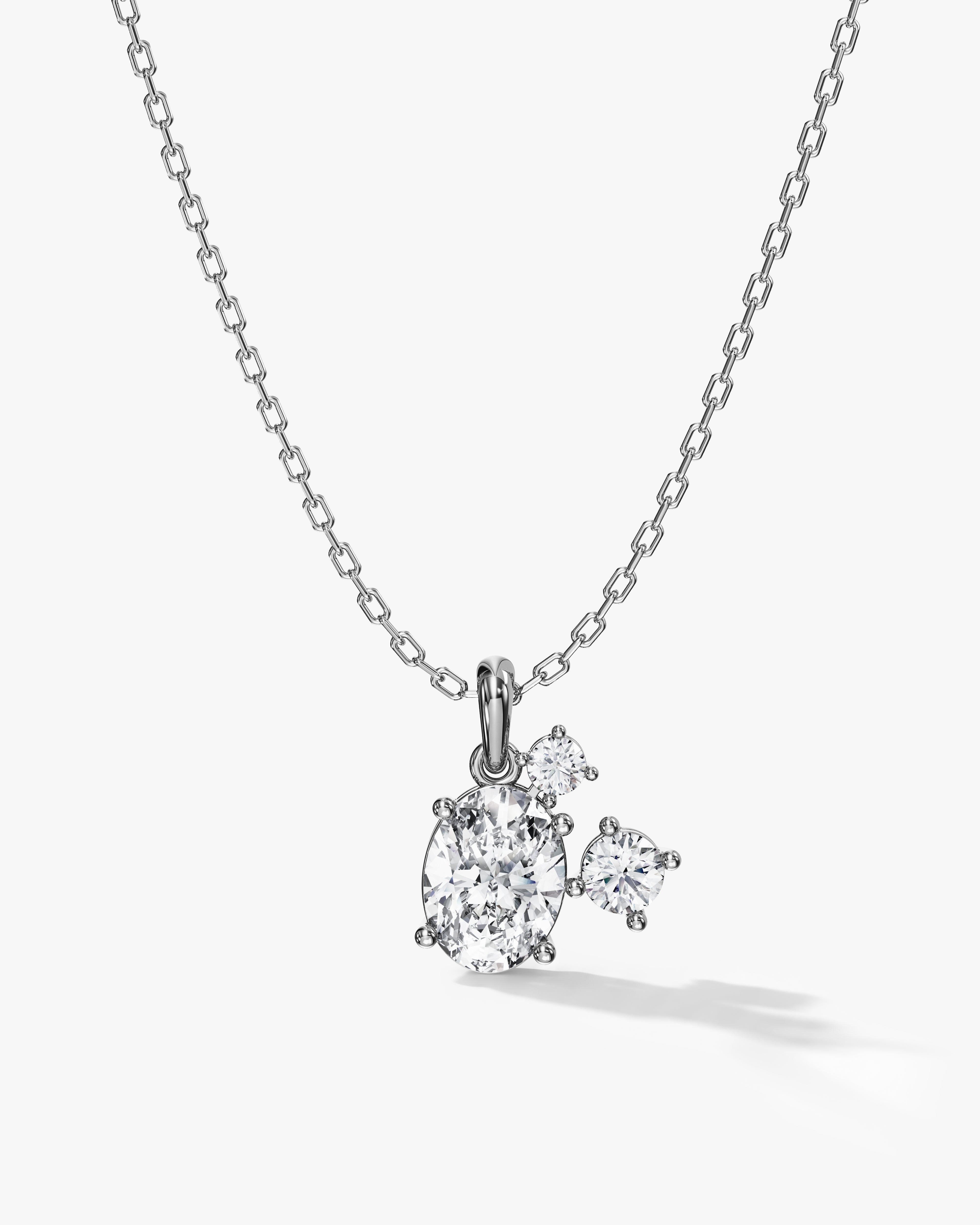 Oval Scatter Necklace