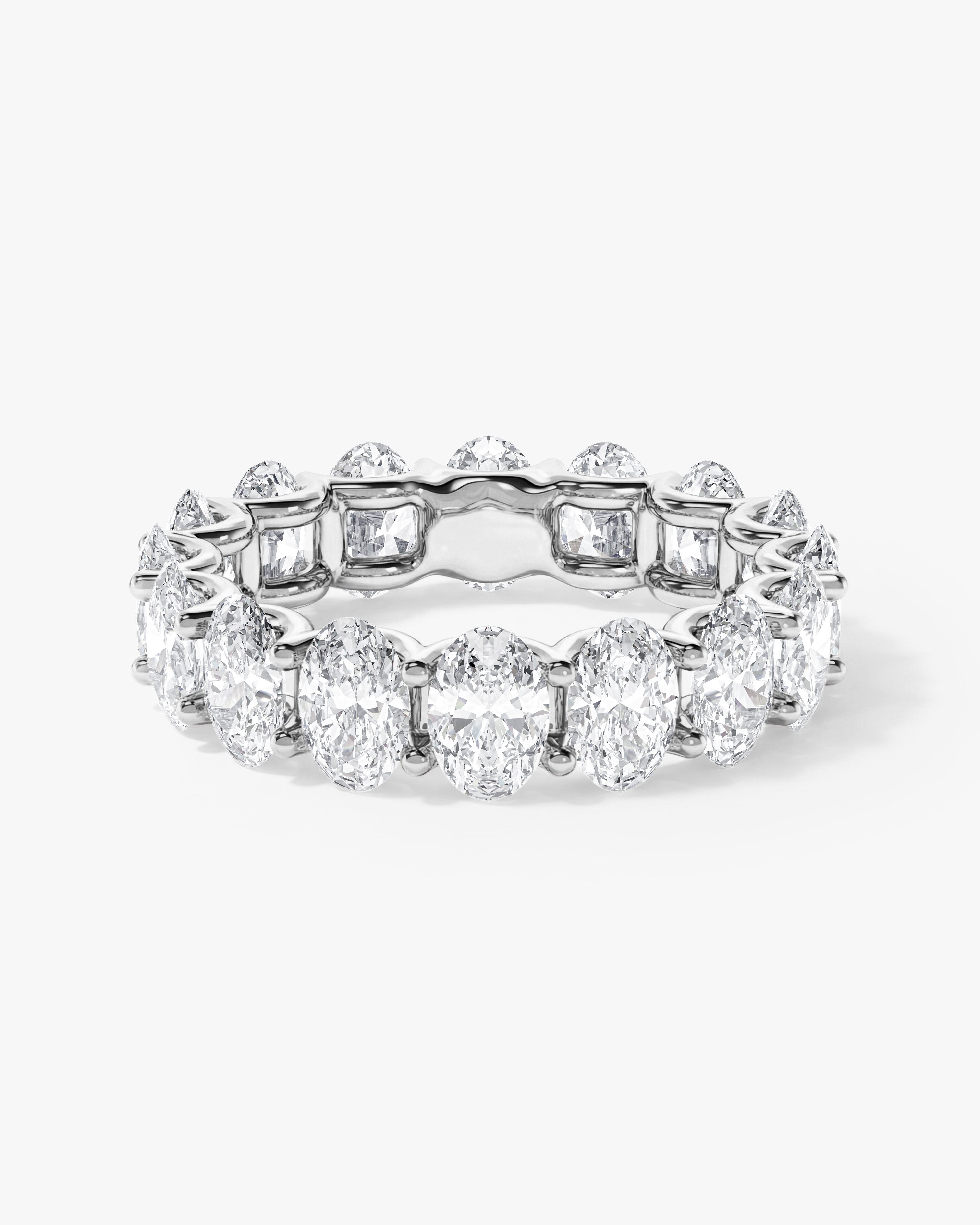 U-Prong Oval Eternity Band (8.00 CT TW)